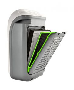 Active carbon replacement filter (FZ-F60DFU) for the FP-F60UW lasts for up-to 5-years