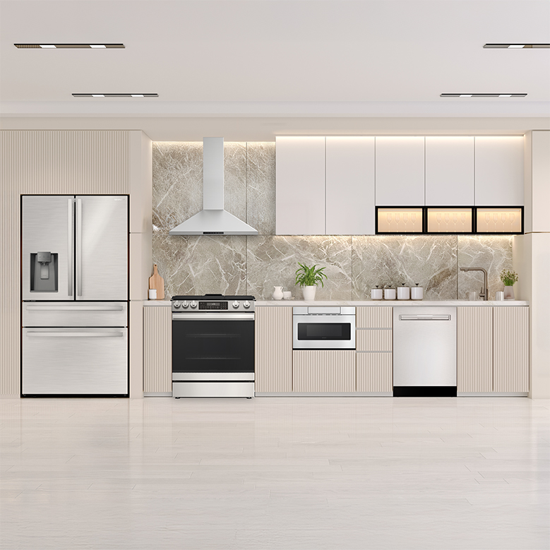 Flat full kitchen lifestyle image