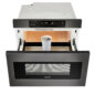 24 in. Black Stainless Microwave Drawer (SMD2470AH) – open drawer view