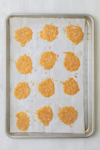 cooked cheese crisps