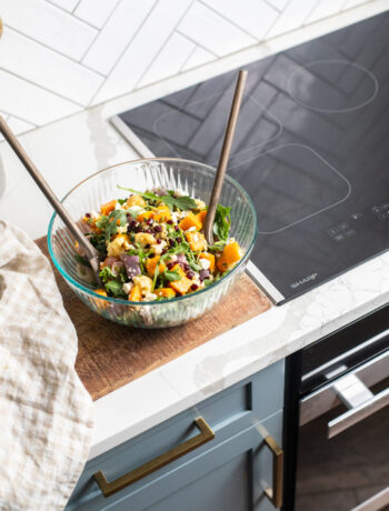 Sunkissed Kitchen's roasted butternut squash cooked in the Sharp European Convection Oven
