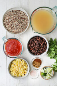 Mexican Quinoa Ingredients 