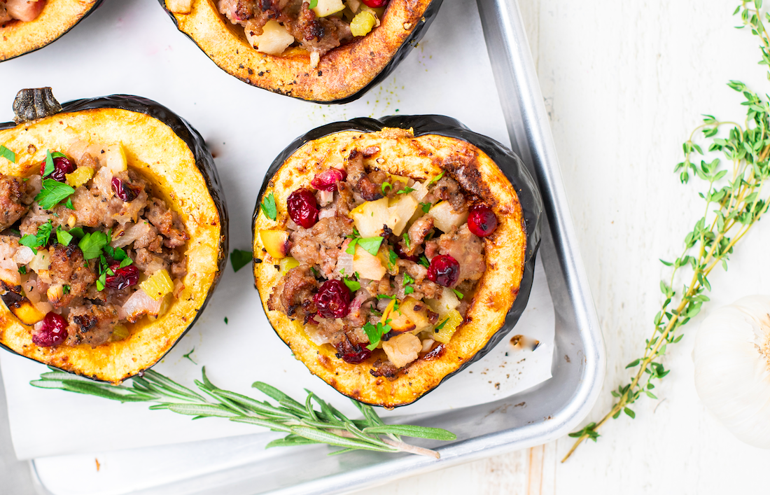 Stuffed Acorn Squash A Convection and Induction Recipe! Simply