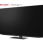 Sharp 65" Class AQUOS XLED 4K Ultra HD Mini LED Google TV (4T-C65FV1U) left angle off