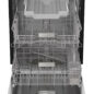 24 in. Slide-In Stainless Steel Hybrid Dishwasher (SDW6506JS) head on empty
