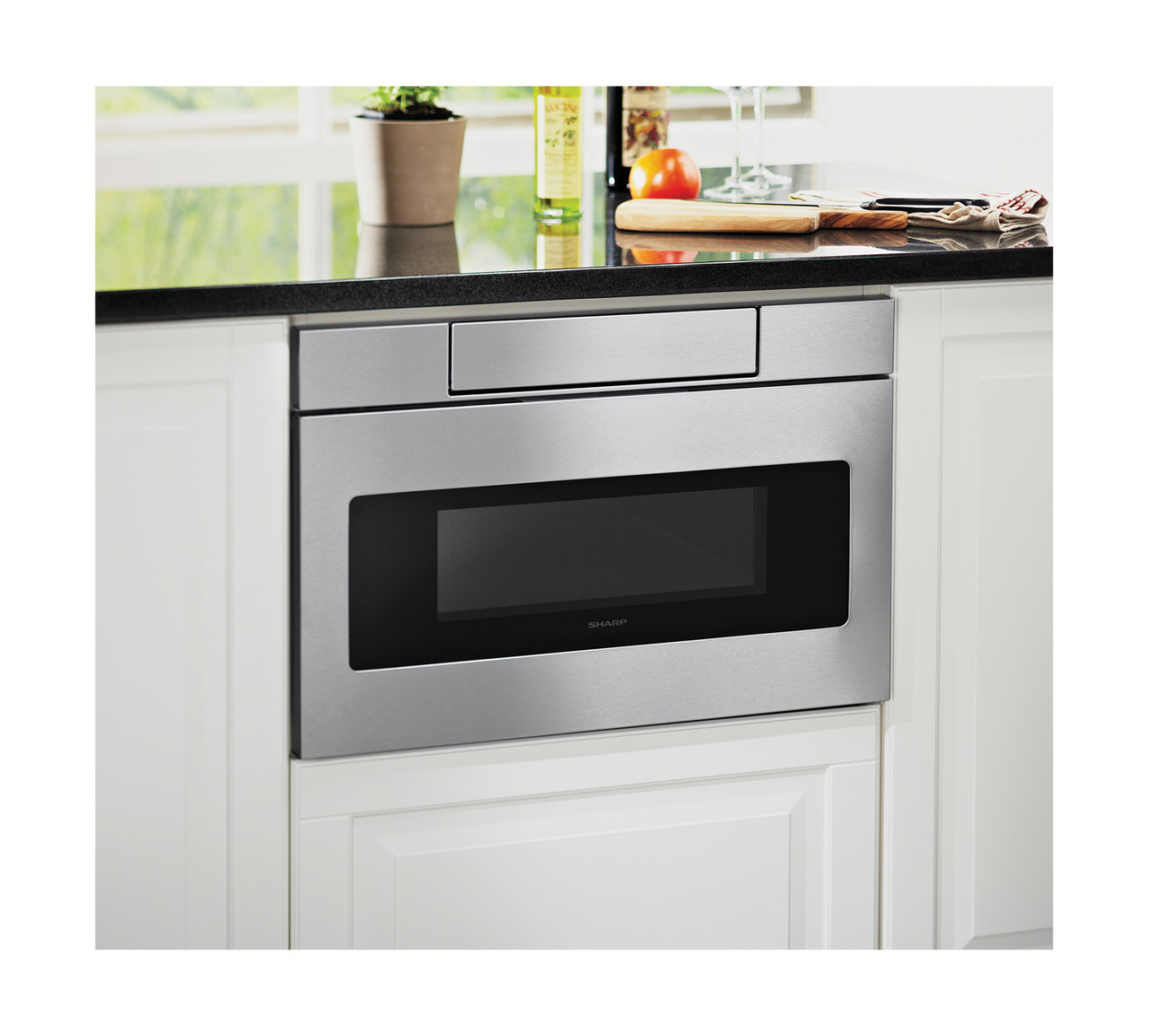 Sharp SMD2470ASY 24-inch Stainless Steel Microwave Drawer lifestyle