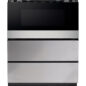 24 in. Sharp Stainless Steel Smart Microwave Drawer Oven (SMD2489ES) pedestal