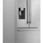 Sharp French 3-Door Refrigerator with Water Dispenser (SJF2955KS) right angle