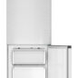 Sharp 24 in. Bottom-Freezer Counter-Depth Refrigerator (SJB1255GS) Head On, Freezer Door Open