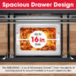 Spacious Drawer Design
Up to 16 in.
Dish
The SWB3085HS 1.2 cu. ft. Microwave Drawer™ Oven has plenty of cooking space 
to accommodate a 4-quart casserole dish.
Visual enhancement for demonstrative purposes