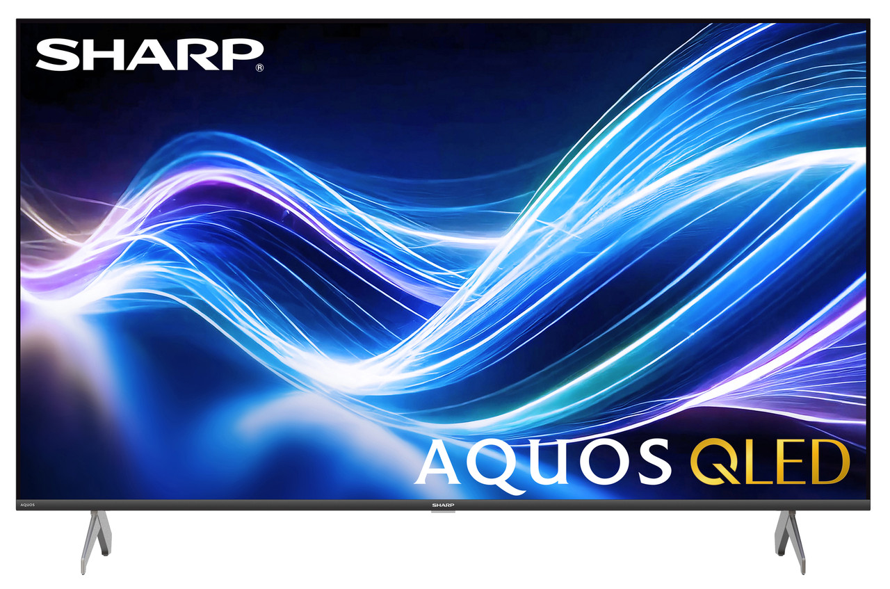 Sharp AQUOS QLED 55” Class (49.5” Diag.) 4K Ultra HD Smart TV (4T-C55HP7050U) Head On