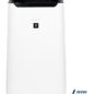 Sharp Smart True HEPA Large Room Air Purifier with Plasmacluster® Ion Technology (FXJ80UW) head on badge