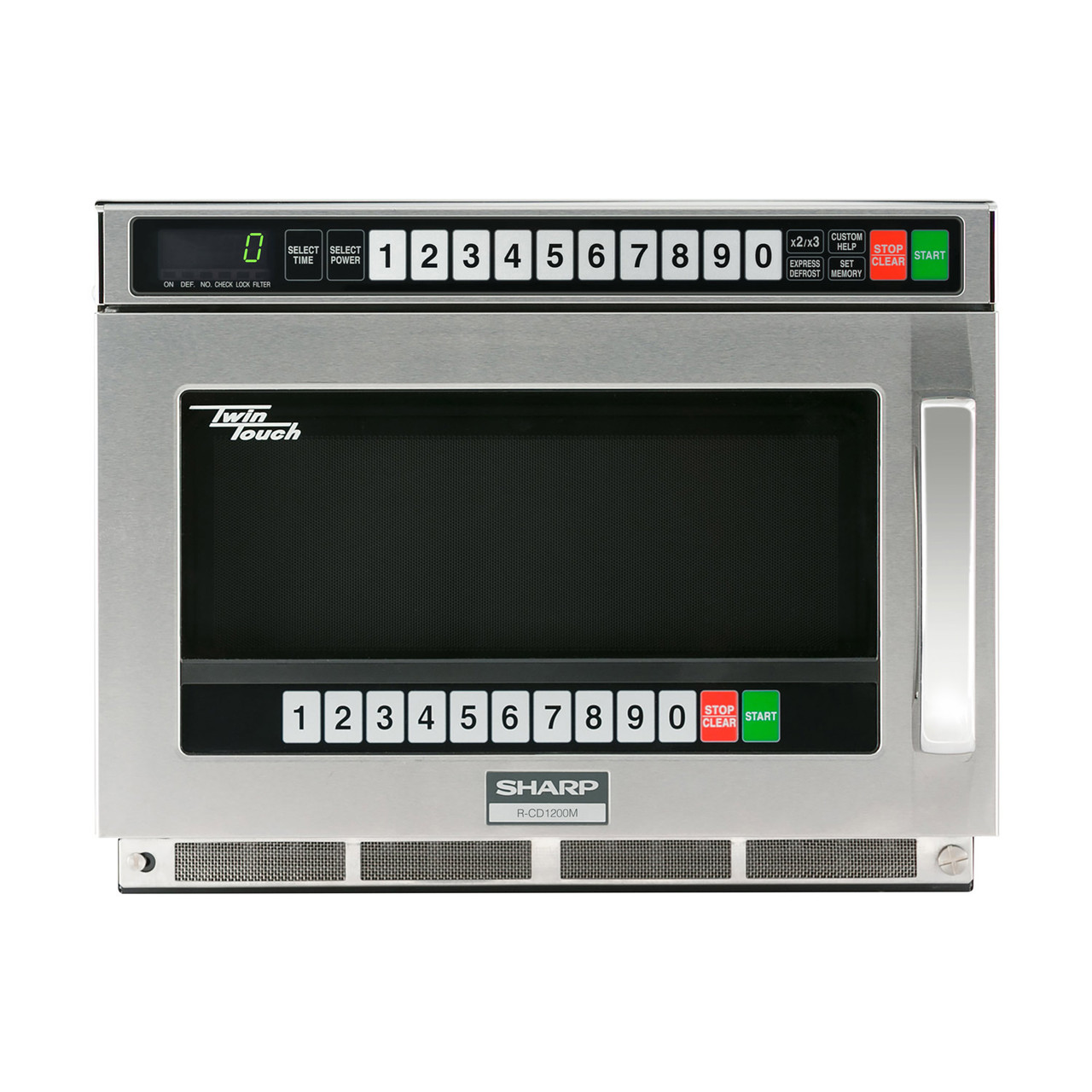 Sharp Twintouch™ 1200 Watt Commercial Microwave Oven with Dual TouchPads (RCD1200M)