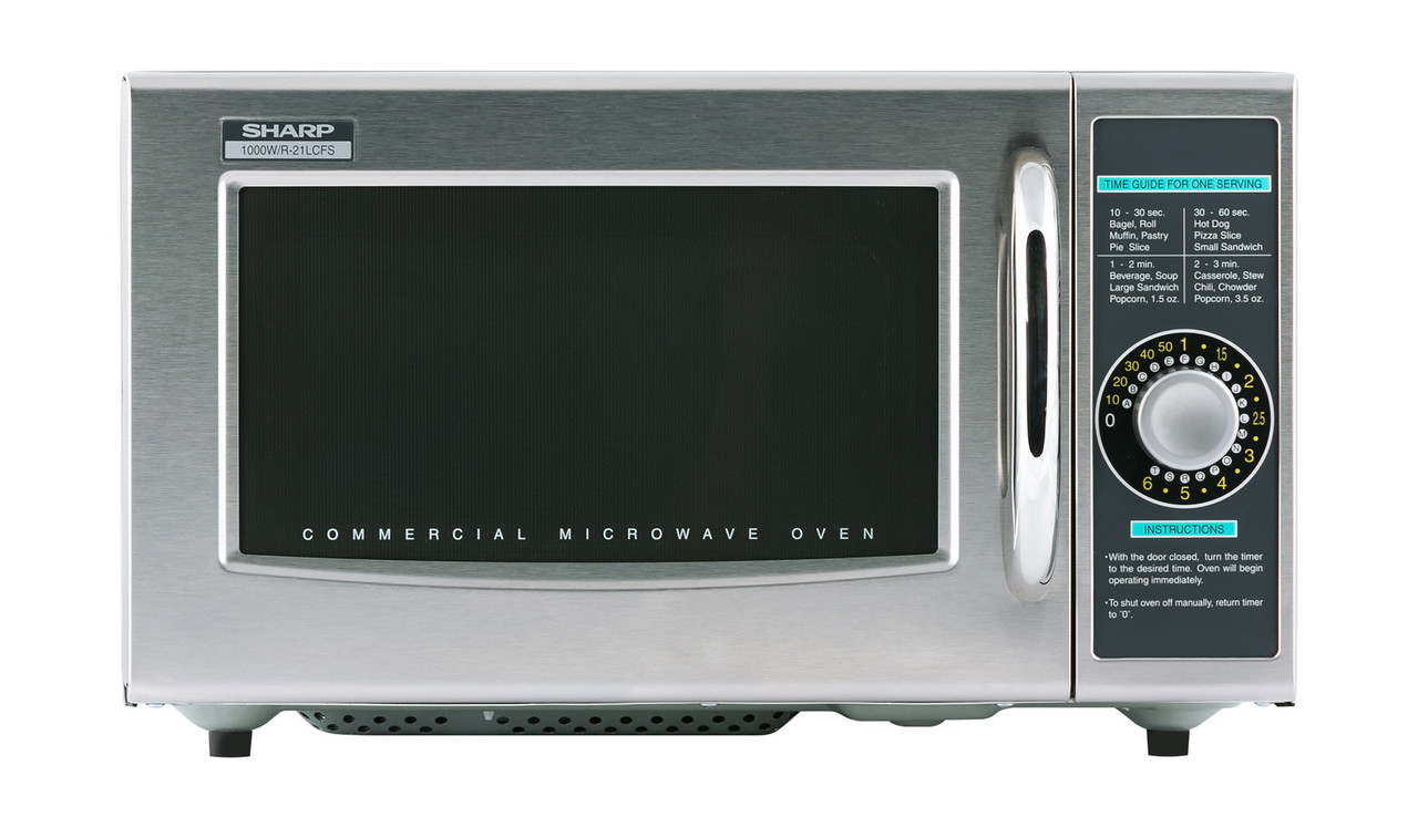 Medium-Duty Commercial Microwave Oven with 1000 Watts (R21LCFS)