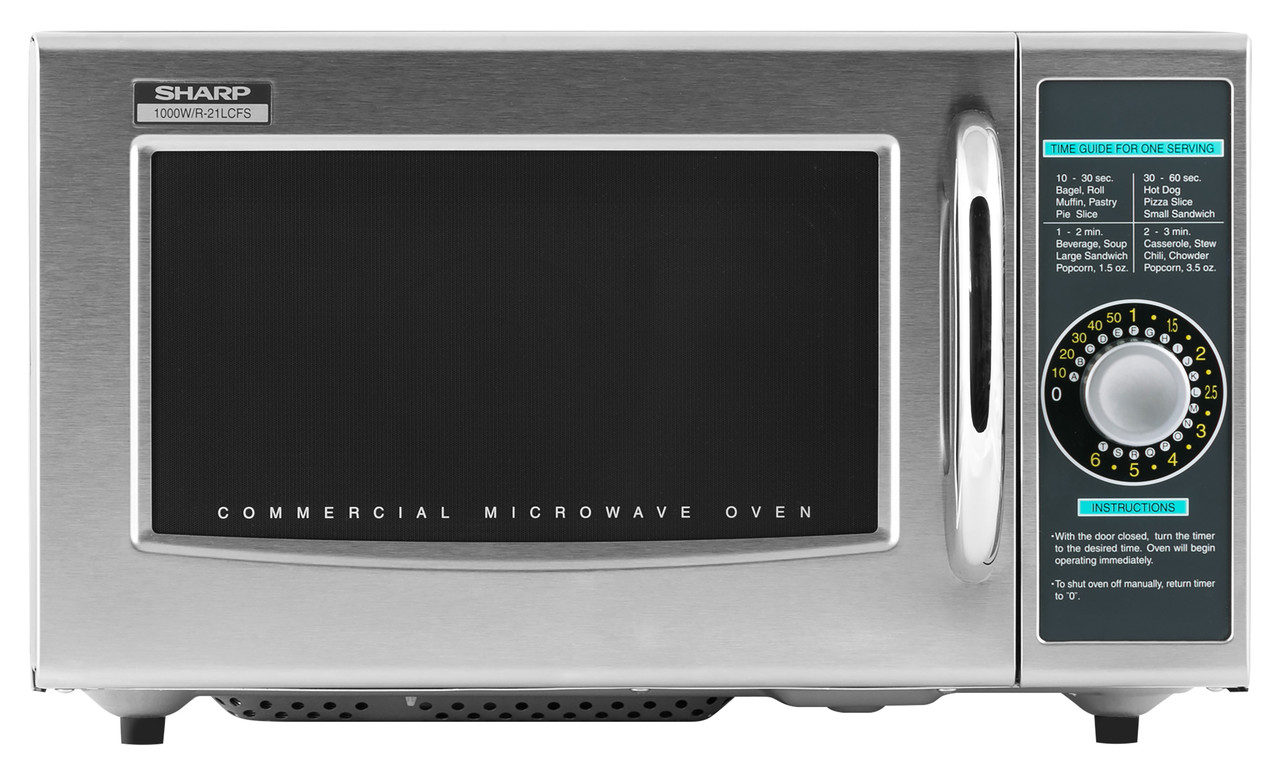 Medium-Duty Commercial Microwave Oven with 1000 Watts (R21LCFS) Head On