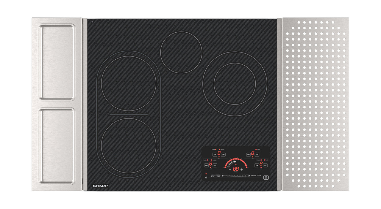 24" Drop-In Radiant Cooktop with Side Accessories (SCR2442FB)