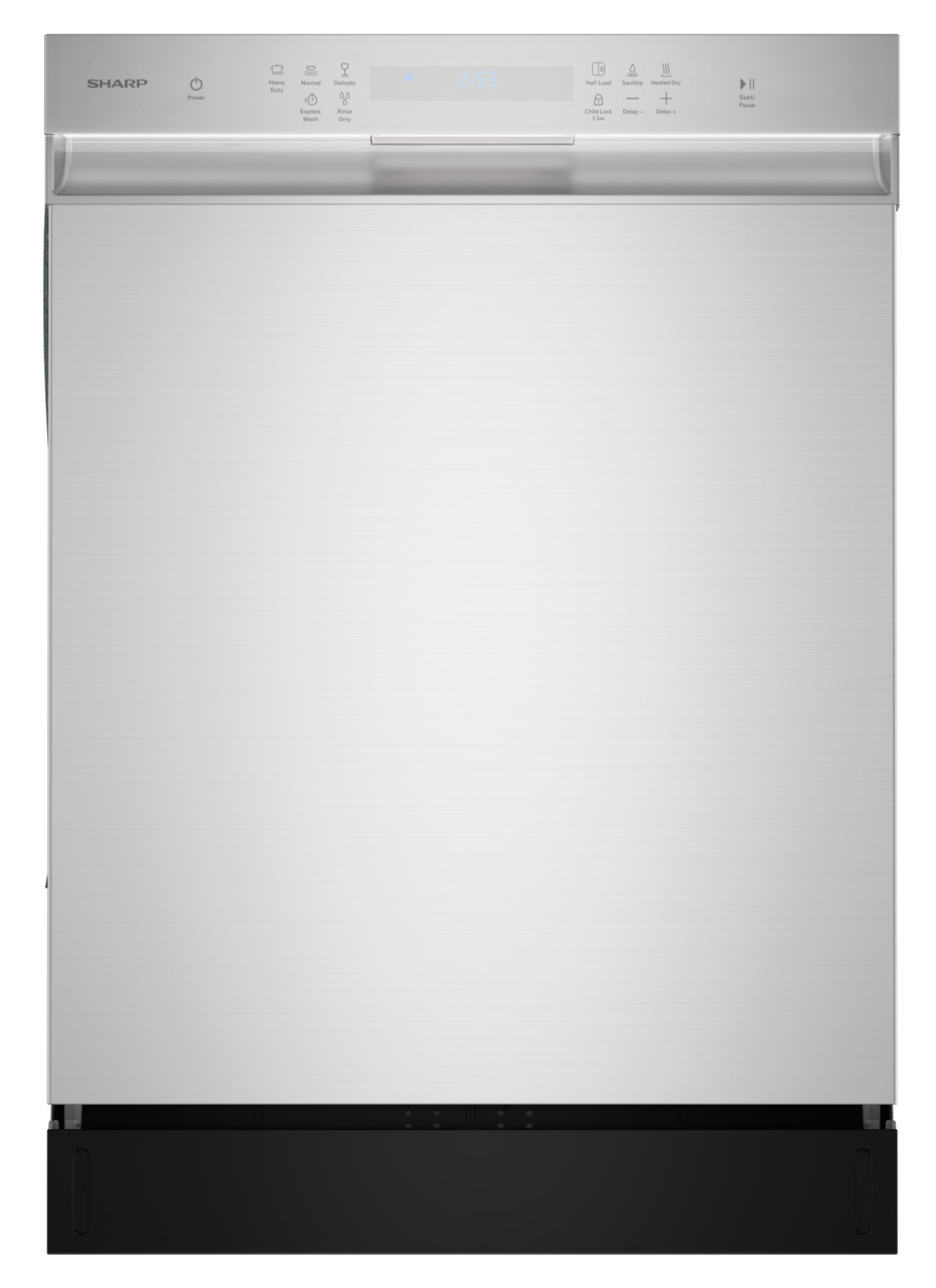 24 in. Slide-In Stainless Steel Hybrid Dishwasher (SDW6506JS) head on