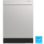 Sharp 24 in. Stainless Steel Dishwasher (SDY6735DNS) Head On with Badge