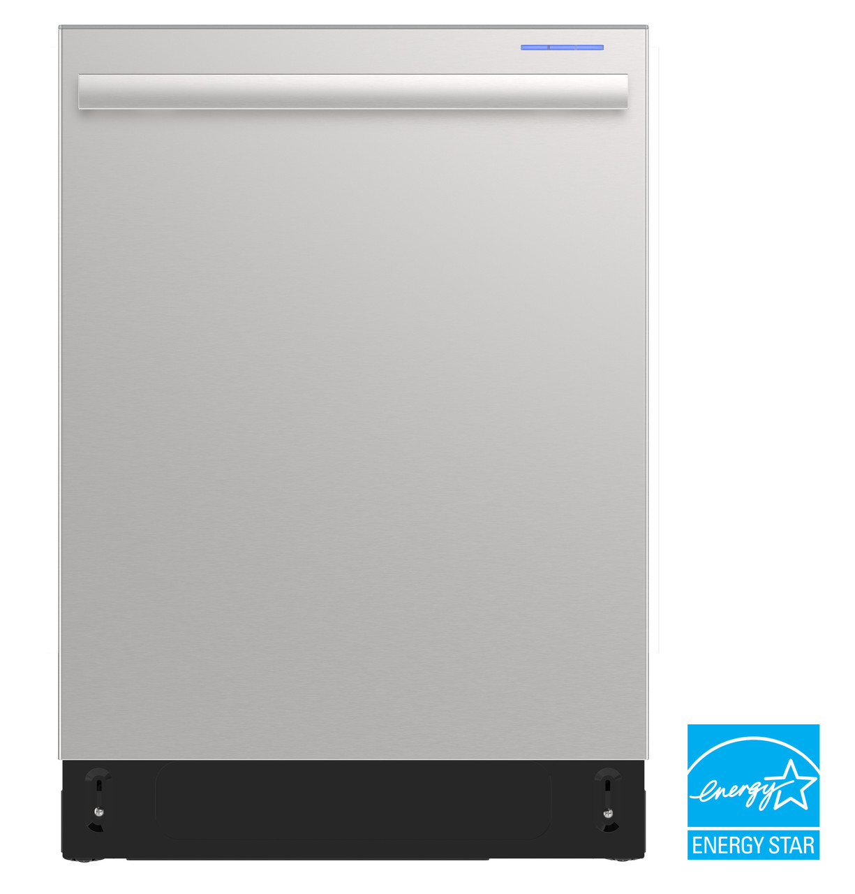 Sharp 24 in. Stainless Steel Dishwasher (SDY6735DNS) Head On with Badge