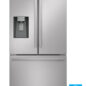 28.9 cu.ft. French 3-Door 36 in. Width Standard Depth Refrigerator with Water Dispenser in Stainless Steel (SJF2955MS) Head On