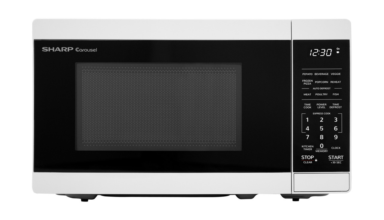 0.7 cu. ft. White Countertop Microwave Oven (SMC0760HW) head on
