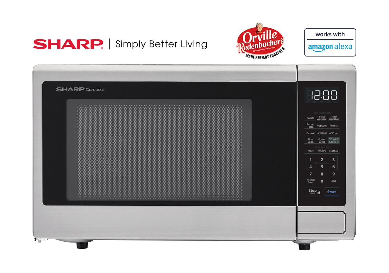1.1 cu. ft. Sharp Stainless Steel Smart Microwave (SMC1139FS)