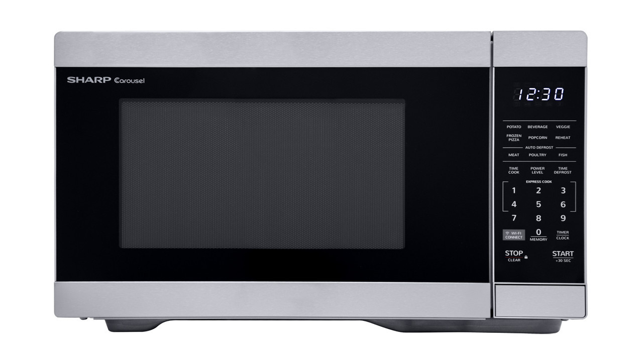 1.1 cu. ft. Mid-Size Countertop Microwave Oven (SMC1169HS) head on unbranded