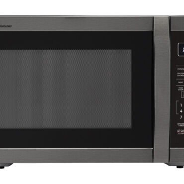 1.4 cu. ft. Black Stainless Steel Carousel Countertop Microwave (SMC1452KH) head on
