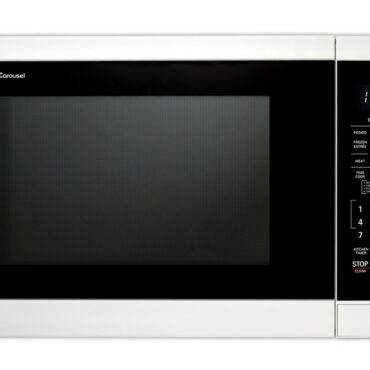 1.4 cu. ft. White Countertop Microwave Oven (SMC1461HW) head on