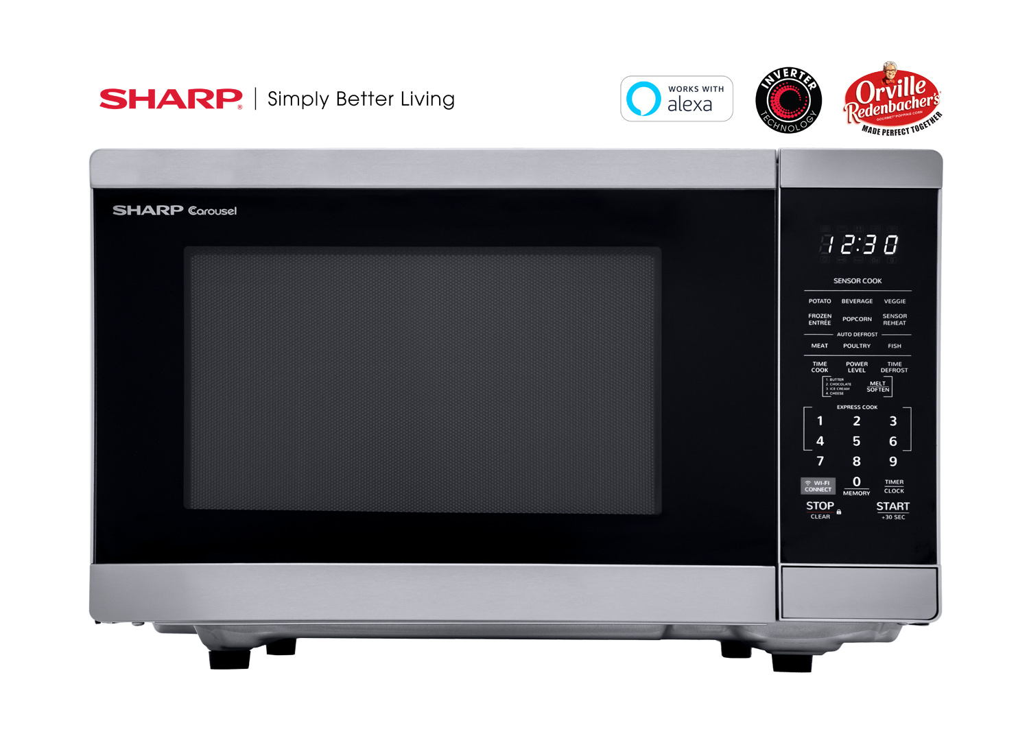 Check Out The New Sharp Smart Countertop Microwaves Simply Better Living