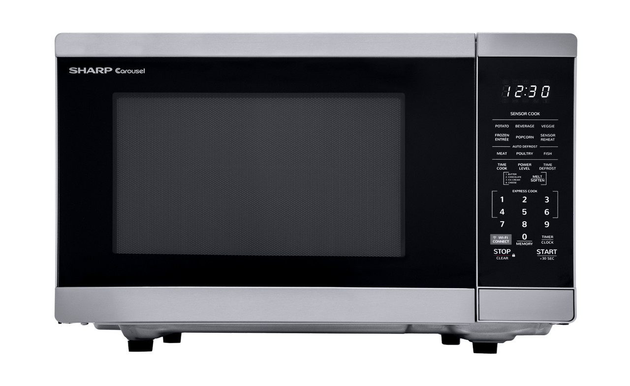 1.4 cu. ft. Smart Countertop Microwave Oven (SMC1469HS) head on unbranded
