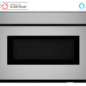 24 in. Smart Microwave Drawer Oven (SMD2479JS) Head On w/ Badges