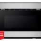 24 in. Sharp Stainless Steel Smart Microwave Drawer Oven (SMD2489ES) head on with refurbished badge