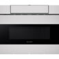30 in. 1.2 cu. ft. 950W Sharp Stainless Steel Microwave Drawer Oven (SMD3070ASY) head on