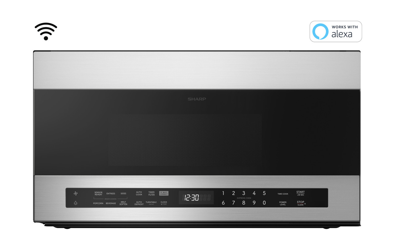 Smart Over-the-Range Microwave Oven (SMO1969JS) head on