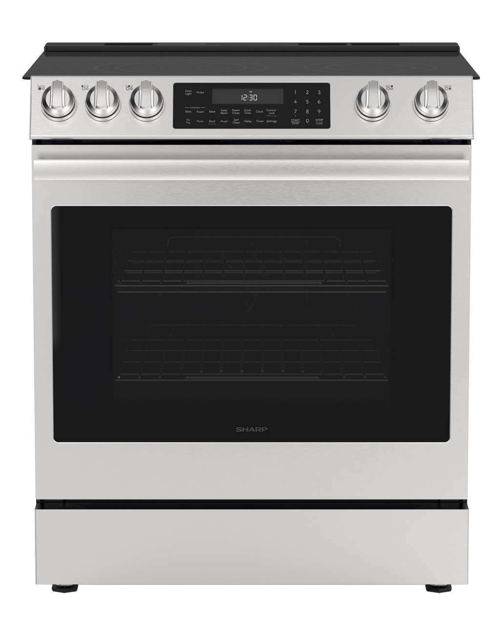 SSR3076SNS 6.3 cu. ft. Slide-in Electric Range Head On Tilt