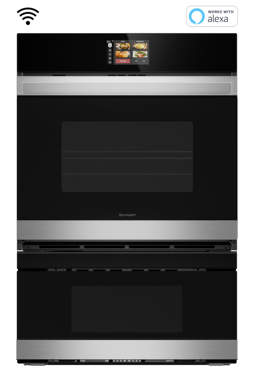 Convection Wall Oven with Microwave Drawer Oven (SWB3085HS) head on cobranded