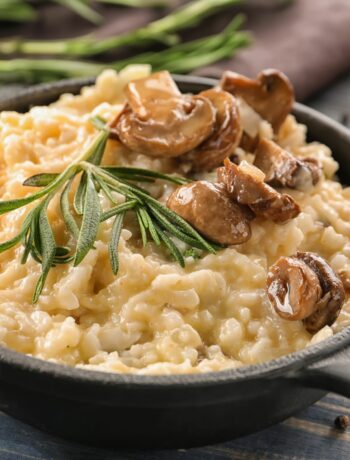 bowl of risotto