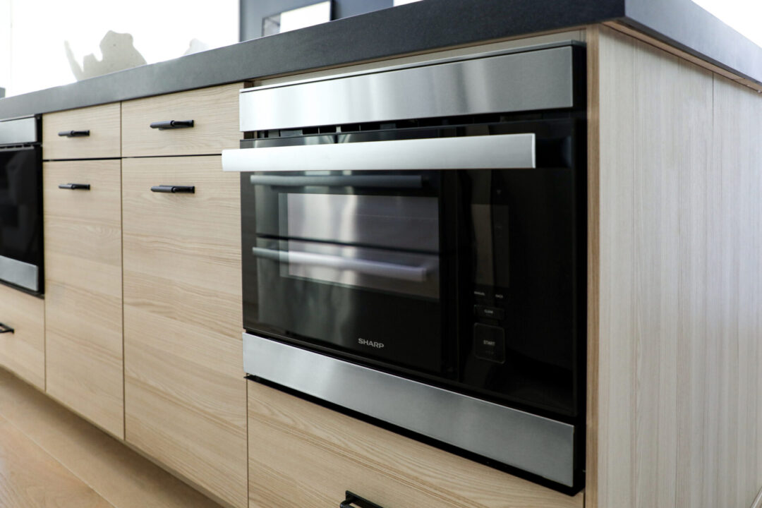 The Sharp Microwave Drawer Oven in the simply serenbe model home