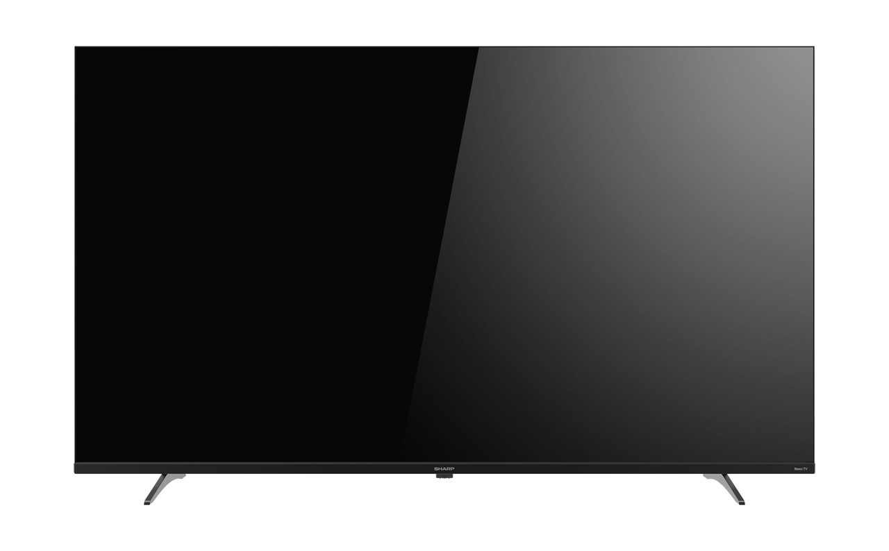 SHARP Roku TV 50" Class 4K Ultra HD with HDR10 (4T-C50EL8UR) head on off