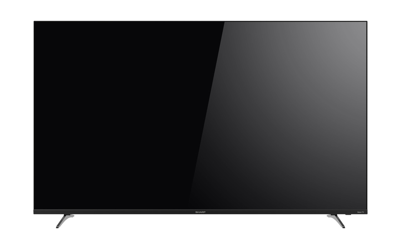 Sharp Roku TV 55" Class 4K Ultra HD with HDR10 (4T-C55El8UR) head on off