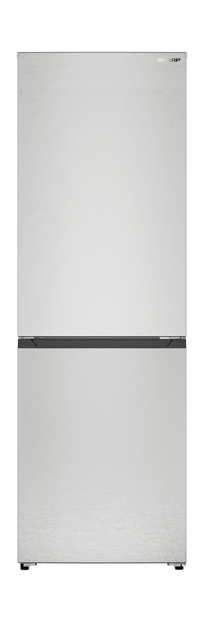 Sharp 24 in. Bottom-Freezer Counter-Depth Refrigerator (SJB1255GS) head on