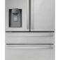 Sharp French 4-Door Counter-Depth Refrigerator with Water Dispenser (SJG2254FS) head on