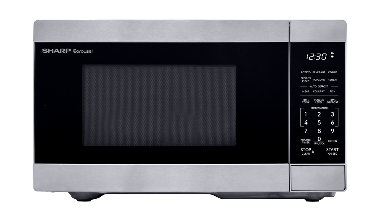 Sharp Carousel Countertop Microwave Oven (SMC0960KS) head on