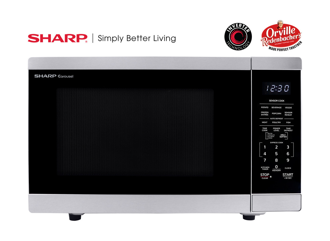1.4 cu. ft. Countertop Microwave Oven with Inverter Technology (SMC1465HM) head on cobranded