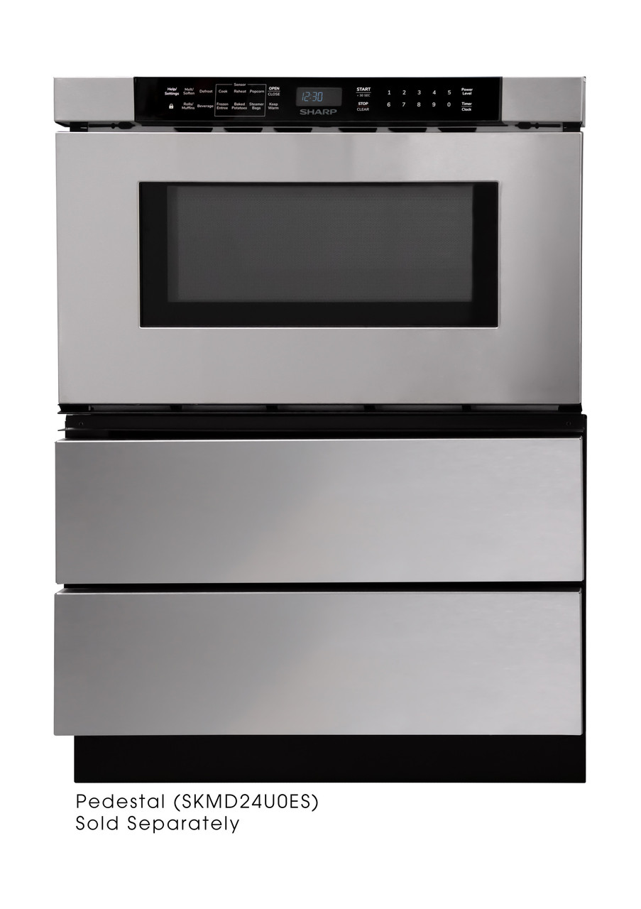 24 in. 1.2 cu. ft. BuiltIn Stainless Steel Microwave Drawer Oven