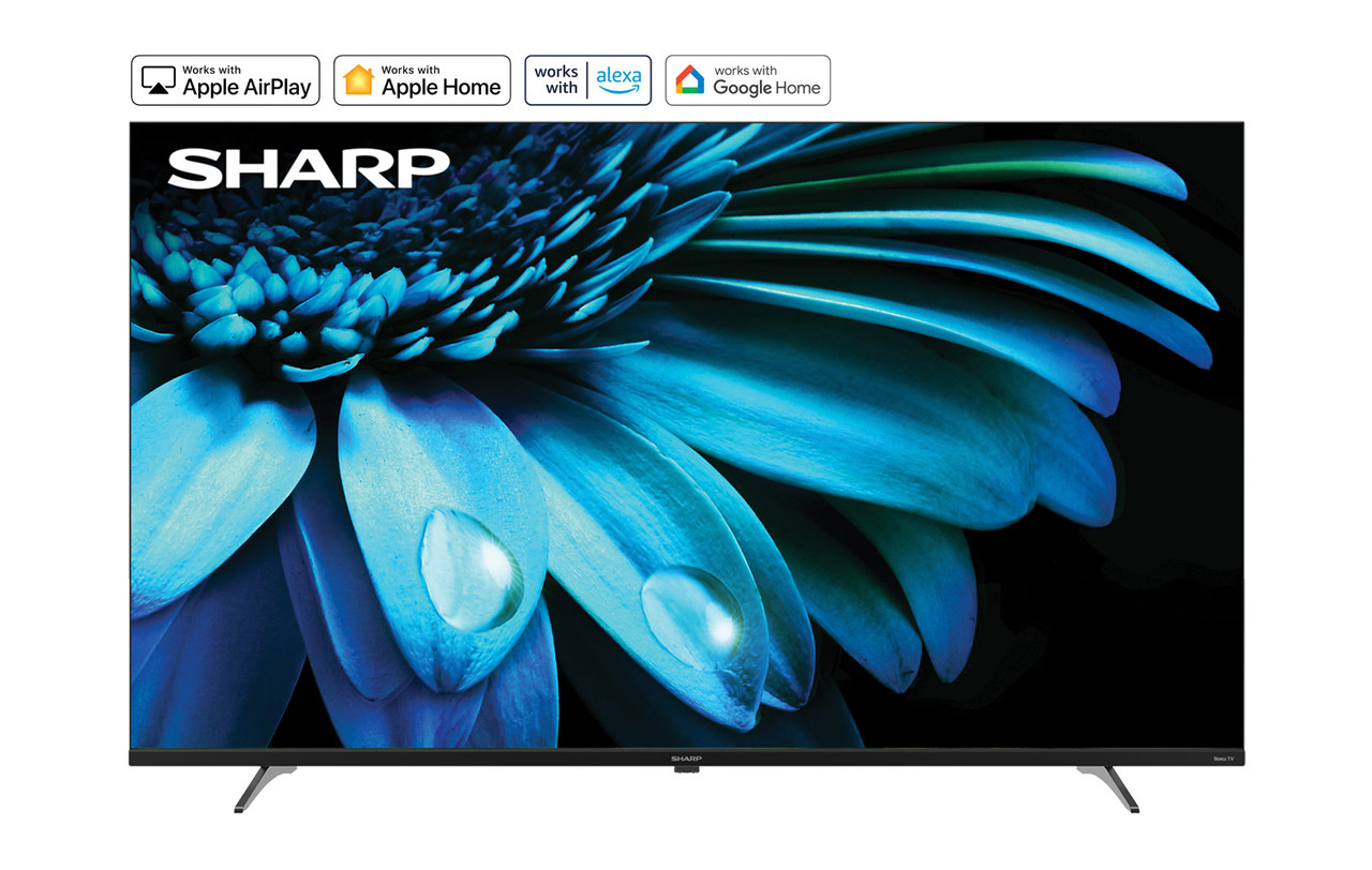 SHARP Roku TV 50" Class 4K Ultra HD with HDR10 (4T-C50EL8UR) cobranded