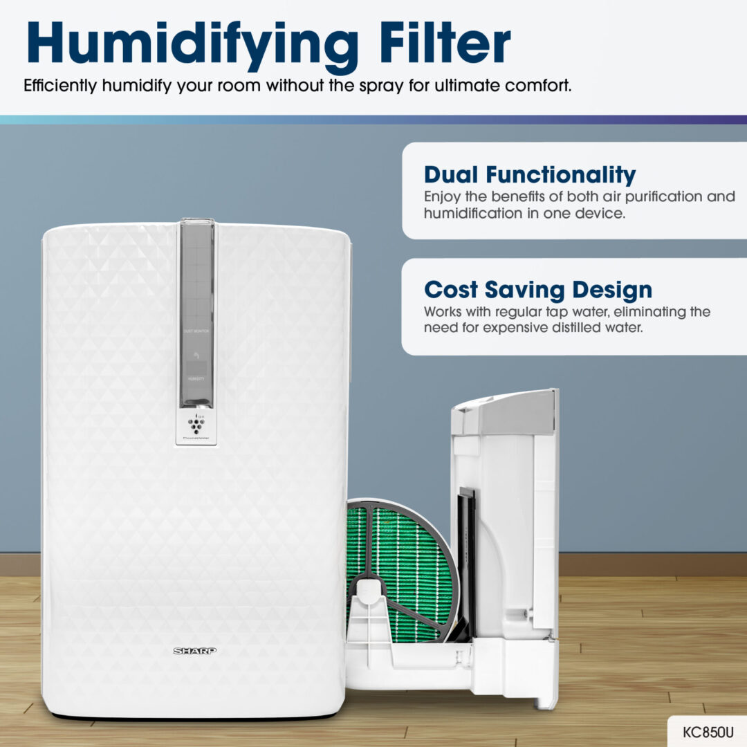 how to replace & install your humidifying filter on sharp air purifiers