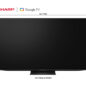 SHARP 75" Class AQUOS XLED 4K Ultra HD Mini LED Google TV (4T-C75FV1U) dimensions