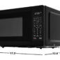 0.7 cu. ft. Carousel Countertop Microwave Oven (SMC0760KB) dimensions
